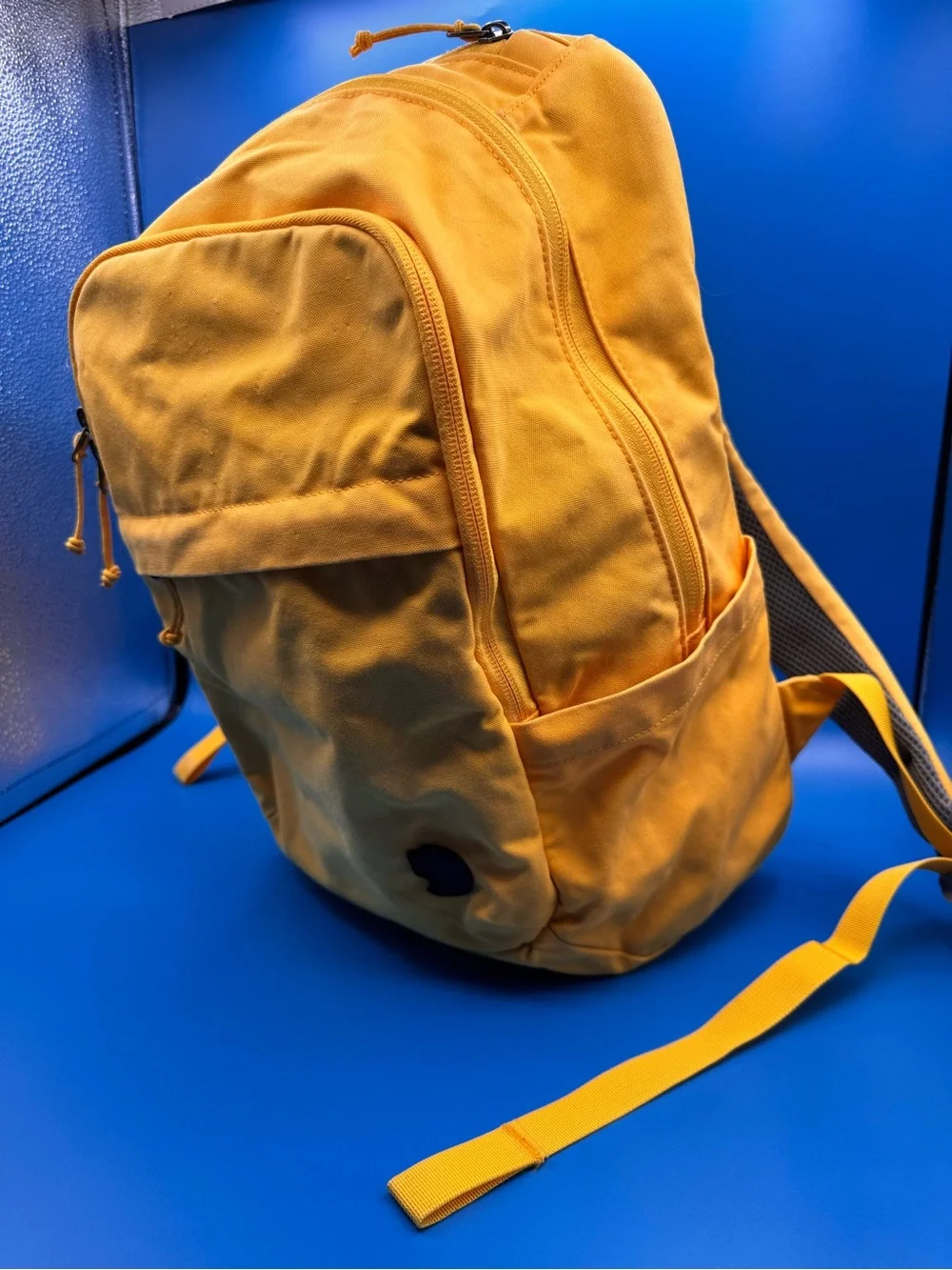 Fjallraven Mustard Yellow Canvas Laptop Backpack 26051 Raven 20L